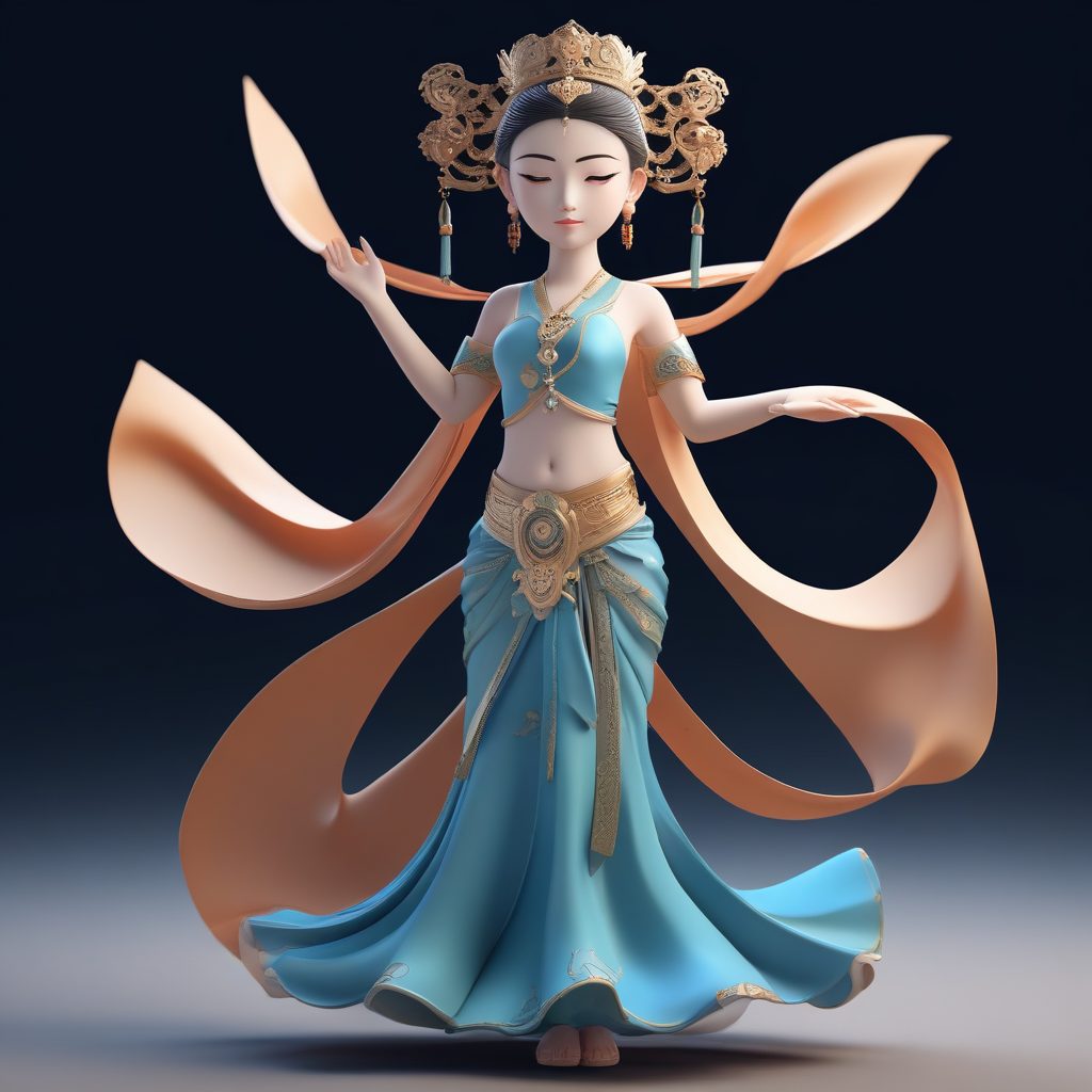 飞天神女Q版化！✨敦煌风盲盒公仔，仙气飘飘的东方美学！