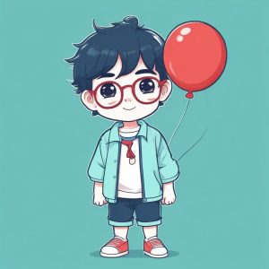 ✨氛围感治愈系！手绘质感Q版少年，谁用谁可爱！