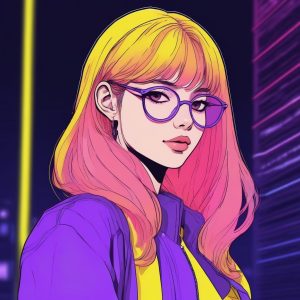 复古90s赛璐珞📼 | 高饱和度马卡龙撞色头像，超有个性！