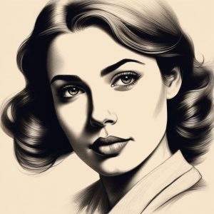 🎞️复古颗粒感手绘肖像！氛围感头像必备！自带Old Money质感