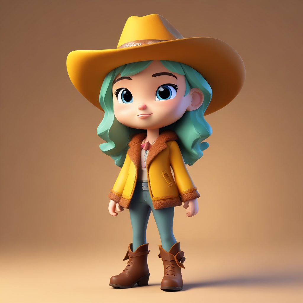 🕶️复古西部Q版：流苏外套与牛仔帽，酷拽牛仔风！