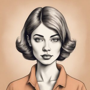 📻复古噪点肌理感！高级感 vintage 手绘插画头像