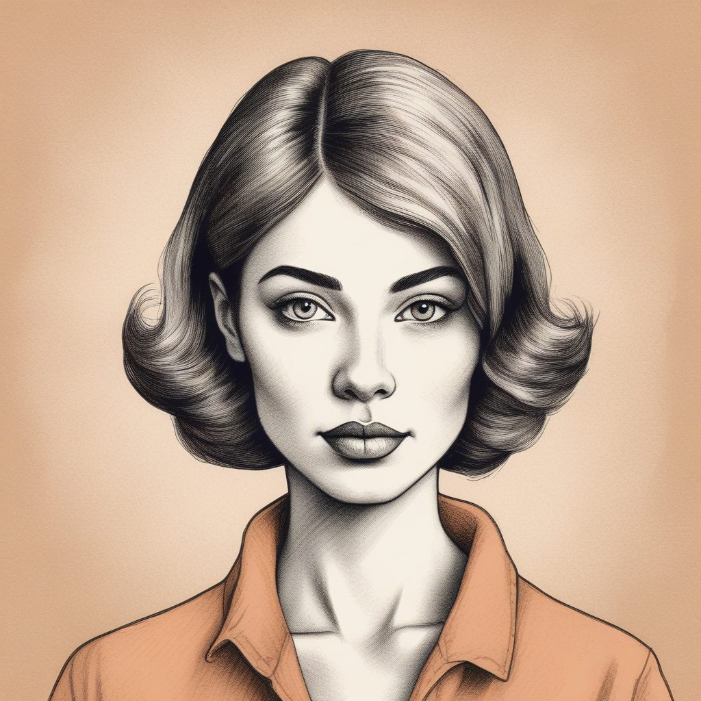 📻复古噪点肌理感！高级感 vintage 手绘插画头像