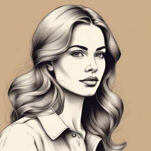 📽️复古噪点肌理感肖像！Vintage手绘插画Vibe拉满！