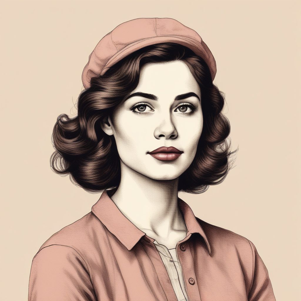 🎞️复古噪点肌理头像：极简手绘肖像，胶片怀旧风！