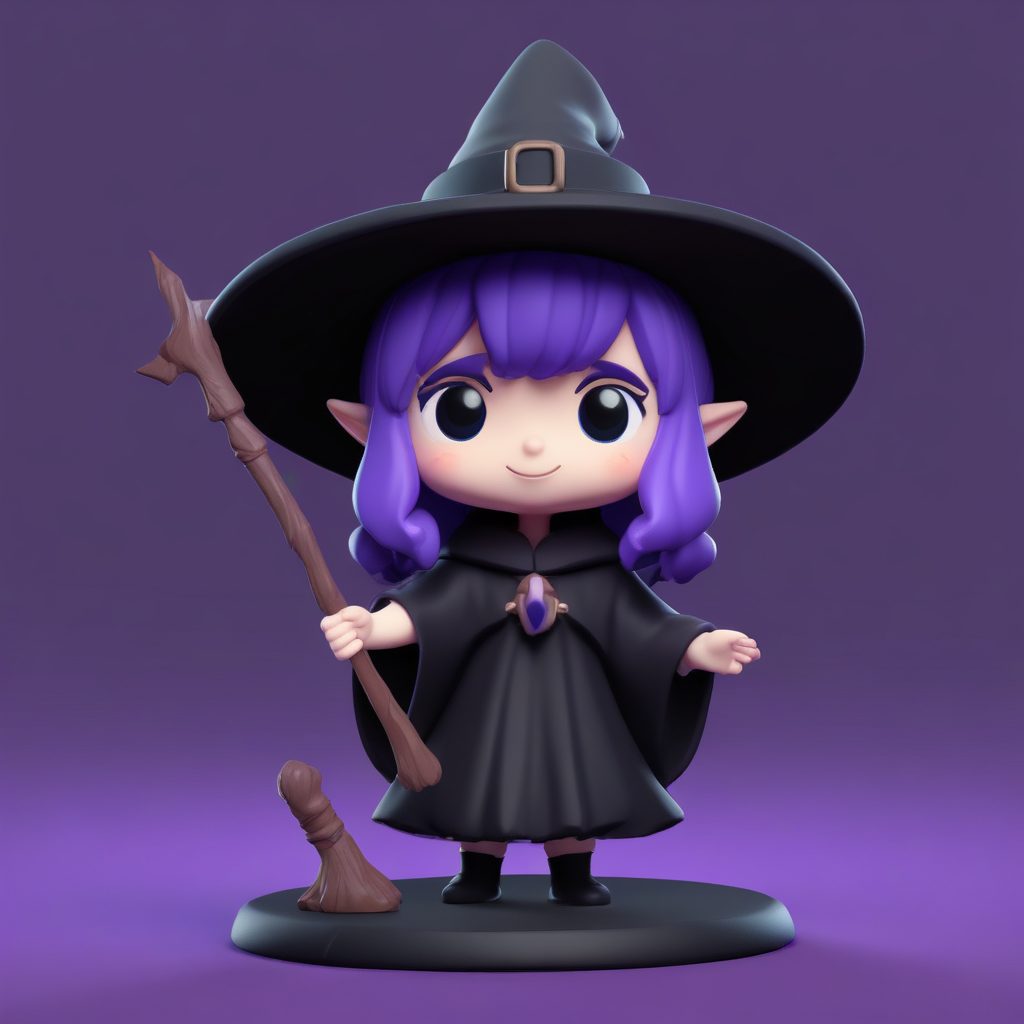 🔮哥特小魔女Q版 | 酷飒黑魔法少女头像！🦇