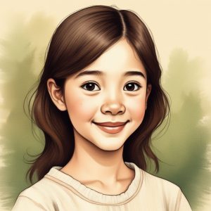 🌲 宫崎骏治愈系风格 | 温暖治愈系插画肖像，做头像太温暖！