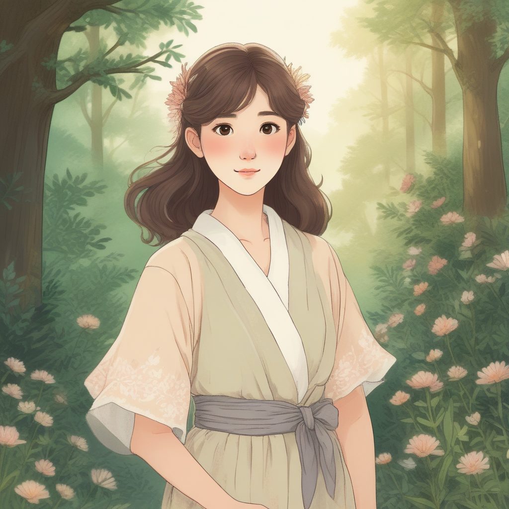 💖宫崎骏治愈系手绘插画肖像 | 暖心Pastel色系 纸质感手作风✨