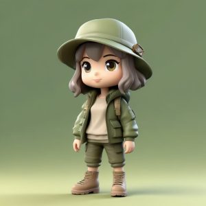 🐻 Gorpcore山系Q版！户外机能风软萌公仔，酷女孩必备！