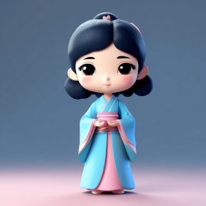 🏮古风汉服Q版盲盒：温柔治愈系！8K软陶质感头像首选✨