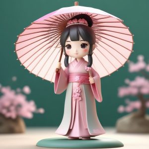 🏮古风盲盒来了！淡粉汉服Q版少女，做头像超温婉！