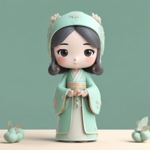 🏮古风盲盒来了！Q版汉服小仙女头像，温柔粘土质感美到窒息✨