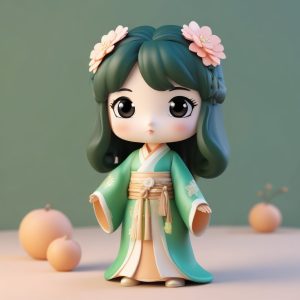 🏮古风盲盒！Q版汉服小女孩的软糯配色, 一键拥有治愈系头像💐