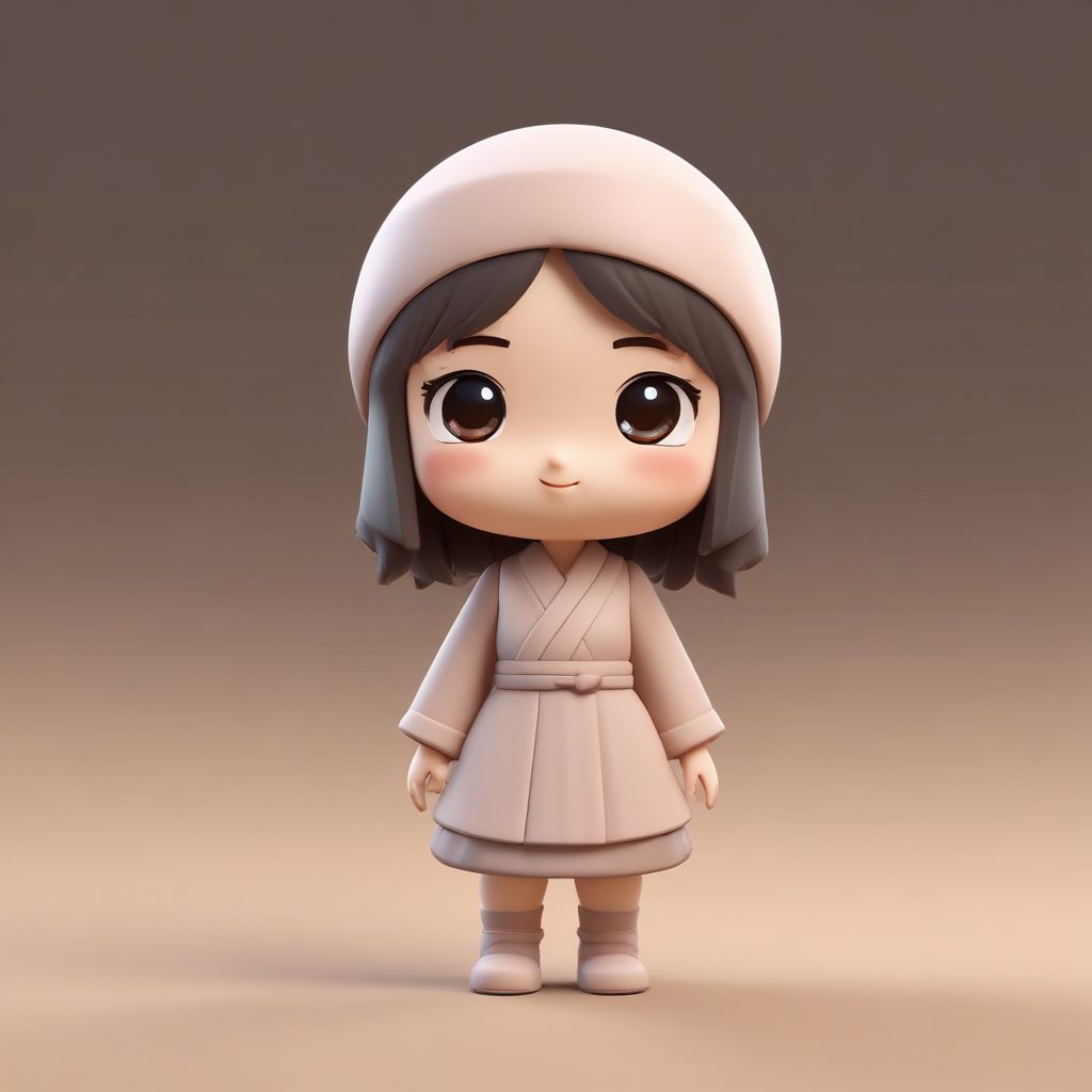 🔥古风Q版头像来袭！3D粘土风单人立绘，甜到心坎里🎨