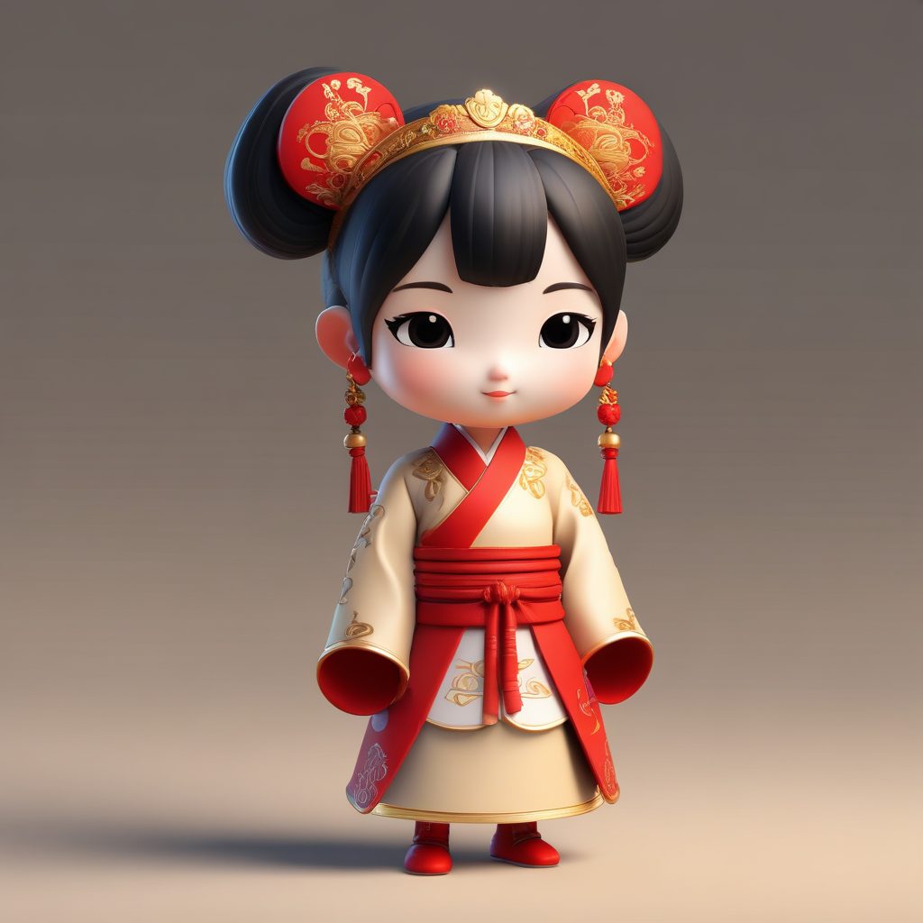 🏮古风雅韵Q版头像：红豆杉小女初长成✨