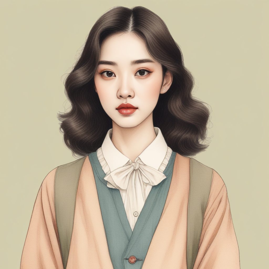 💫韩系丑萌蜡笔触感! 极简搞怪风手绘肖像, 突出个性!