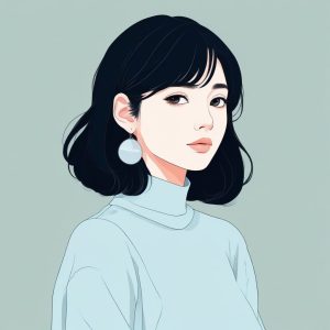 🫧韩系穿搭必备！AI生成高级感“都市女孩”极简肖像，速存！