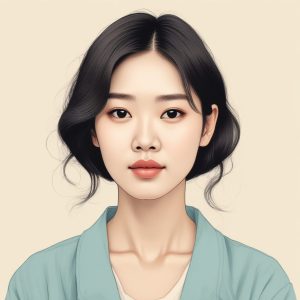 🖊️韩系ins风极简线条！高冷氛围感手绘肖像Prompt