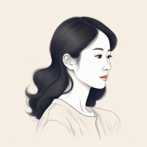 ✨韩系INS风！简约线条极简手绘肖像，松弛感氛围💯