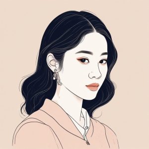 🔥韩系ins风简约线条肖像 | 手绘插画感Crunch风格 肖像生成神器！