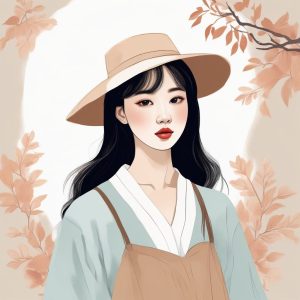 💫韩系ins风：时尚美少女手绘头像的高级质感配方