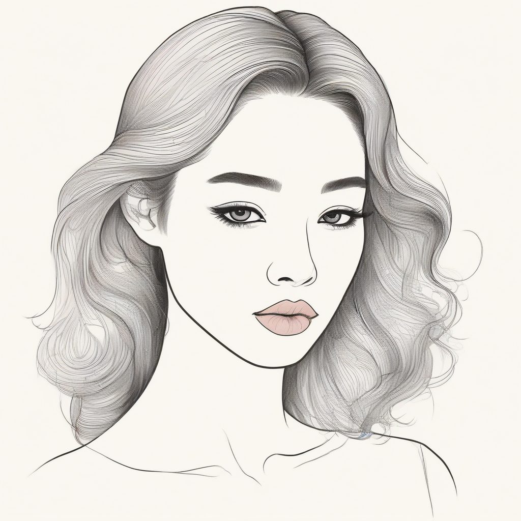 📝 韩系简约线条手绘：Ins风高级感头像，松弛感拉满！