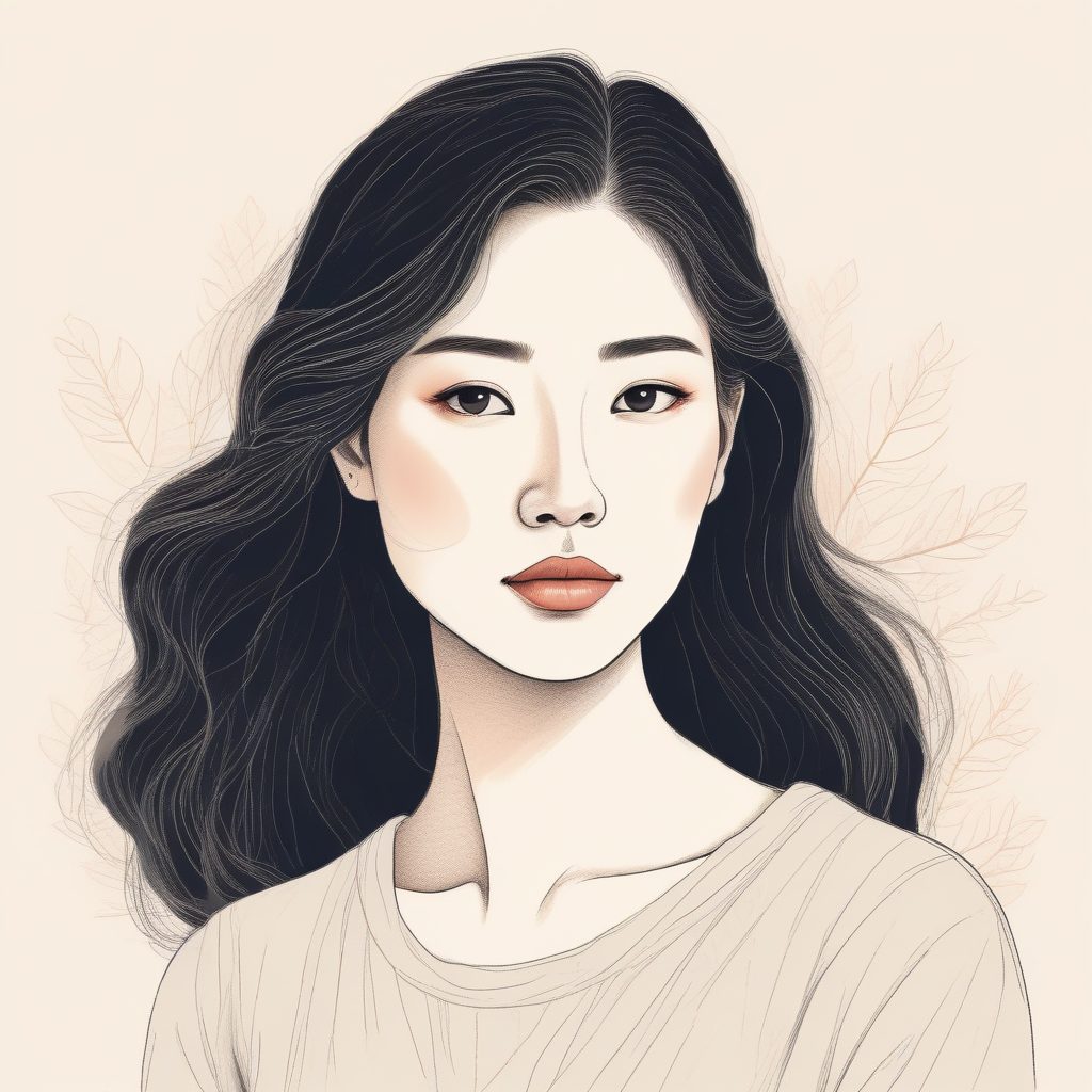 🔥韩系小众设计感极简线条手绘头像，文艺小姐姐必备的温柔风格！