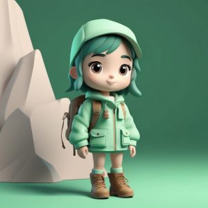 🏕️户外机能Q版！山系穿搭盲盒,背着小背包去探险！