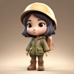 ⛰️户外机能Q版：山系穿搭盲盒，超酷OOTD全身照！