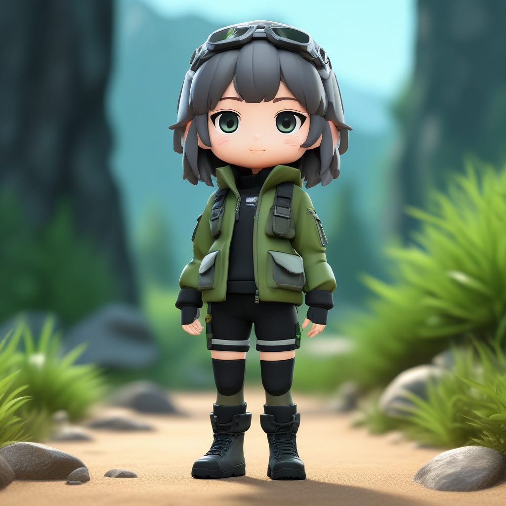 🏔️户外机能山系Q版！酷盖女孩的露营穿搭盲盒，超飒！