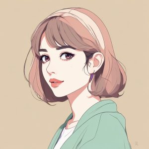 🖼️极简动漫少女肖像：氛围感爆棚！Cel Shading 高级灰