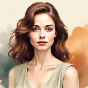 🎨极简厚涂油画肖像｜一键Get温柔治愈系插画头像✨