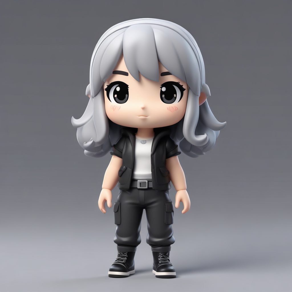 🖤极简辣妹风！Acubi亚文化Q版盲盒，黑白灰配色YYDS