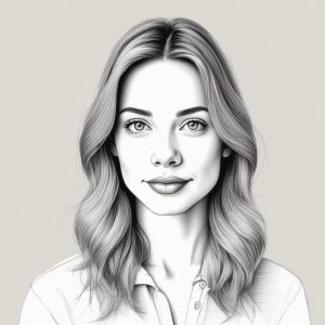 🖤极简人物头稿！最万能的AI绘画头像底稿，冷淡风必备！