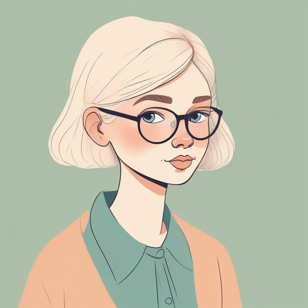 🎨 极简人物头像手绘插画 | 手工绘制 插画风格 过渡纸感 🌟