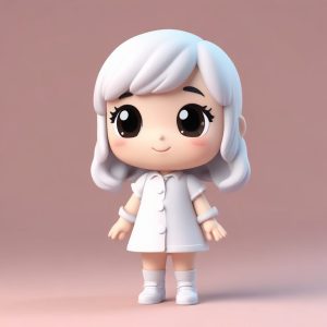 ✨ 极简软陶公仔：3D治愈系盲盒全身站立照公式！🧸