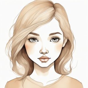 🎨 极简色块拼接插画头像，手绘极简风人像设计灵感 | 单主体故事书风格