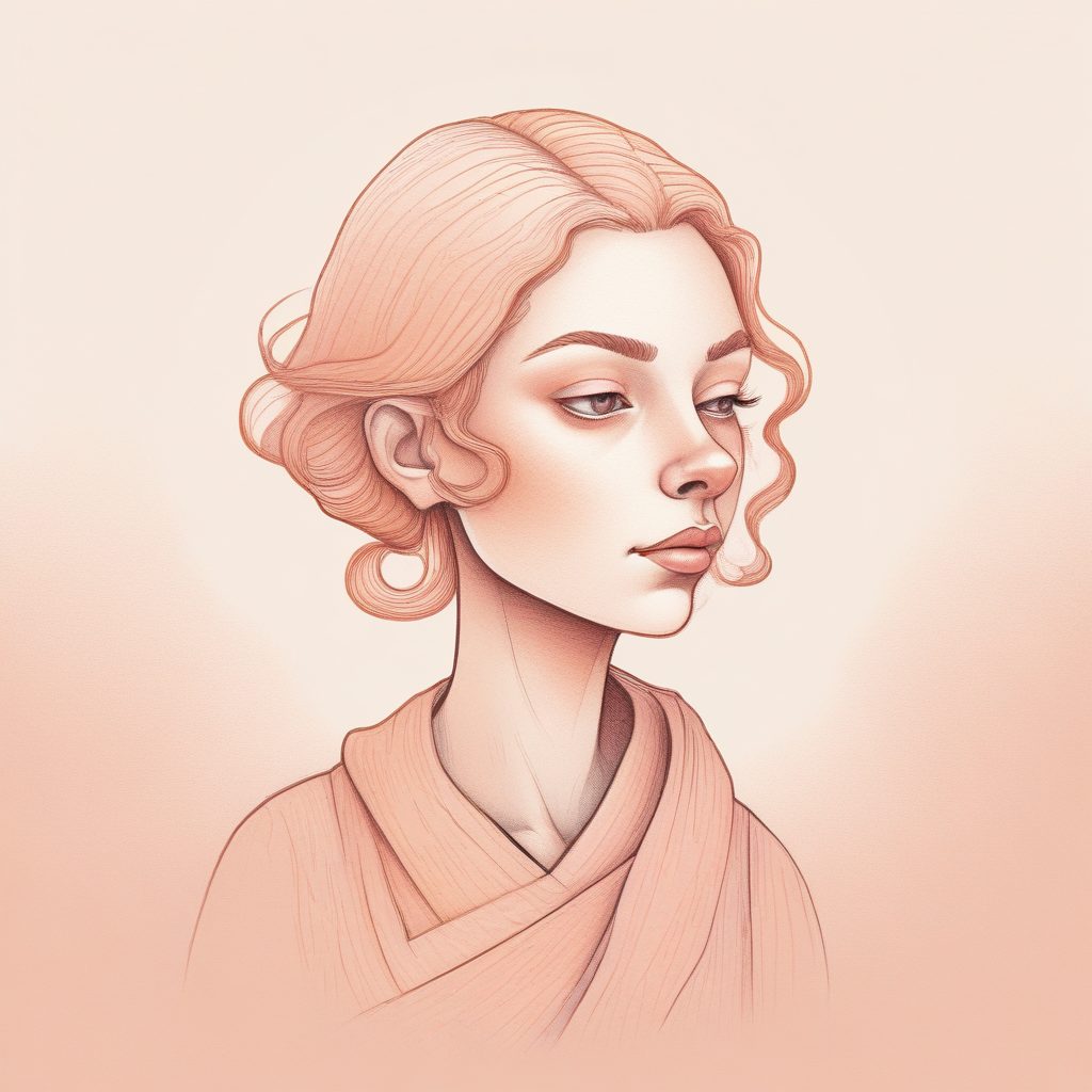 🎨 极简手绘插画人物头像 | Hand drawn彩色铅笔风格极简人像 | 温暖治愈系头像分享🔥