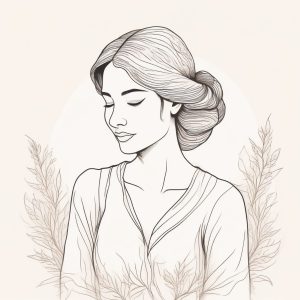 💖极简手绘插画人物头像 | 温馨治愈的纸感风格单人插画🔥