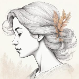 ✨极简手绘头像插画：用色铅笔勾勒出温馨纸感风portrait🔥