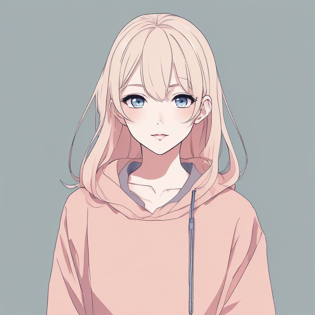 ✨极简线条插画！日系时尚动漫少女头像🔥