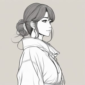 ✨极简线条日系动漫头像女生🔥