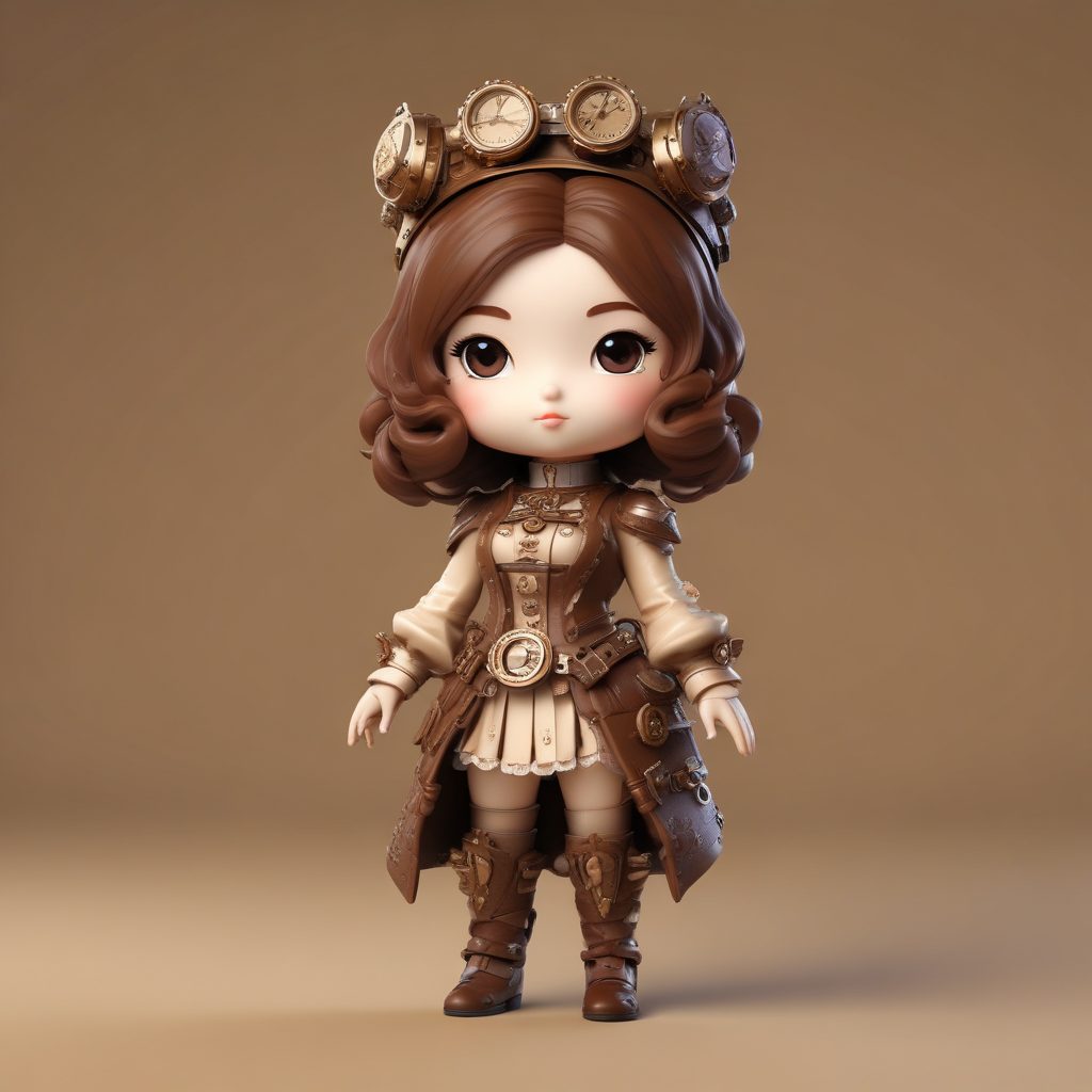 ⚙️机械浪漫！Q版蒸汽朋克罗莉盲盒！齿轮与黄铜美学！