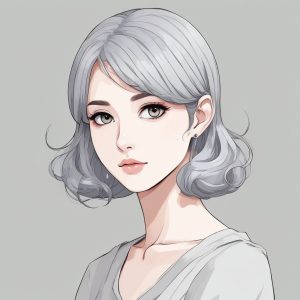 👀京都动画级细腻高光头像 | 萌系极简纯色背景肖像