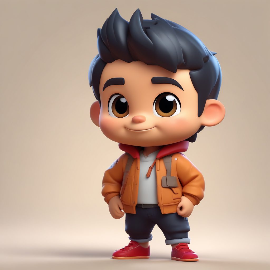 💖卡哇伊Q版人物 | 时尚装扮+丰富表情，极简纯色背景🔥