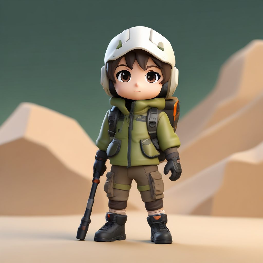 ⛰️酷飒来袭！Q版户外机能风穿搭，AI绘画的山系潮人！