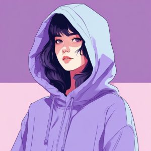 酷飒预警🔥Oversize卫衣极简时尚肖像，高级感AI头像拿去用！