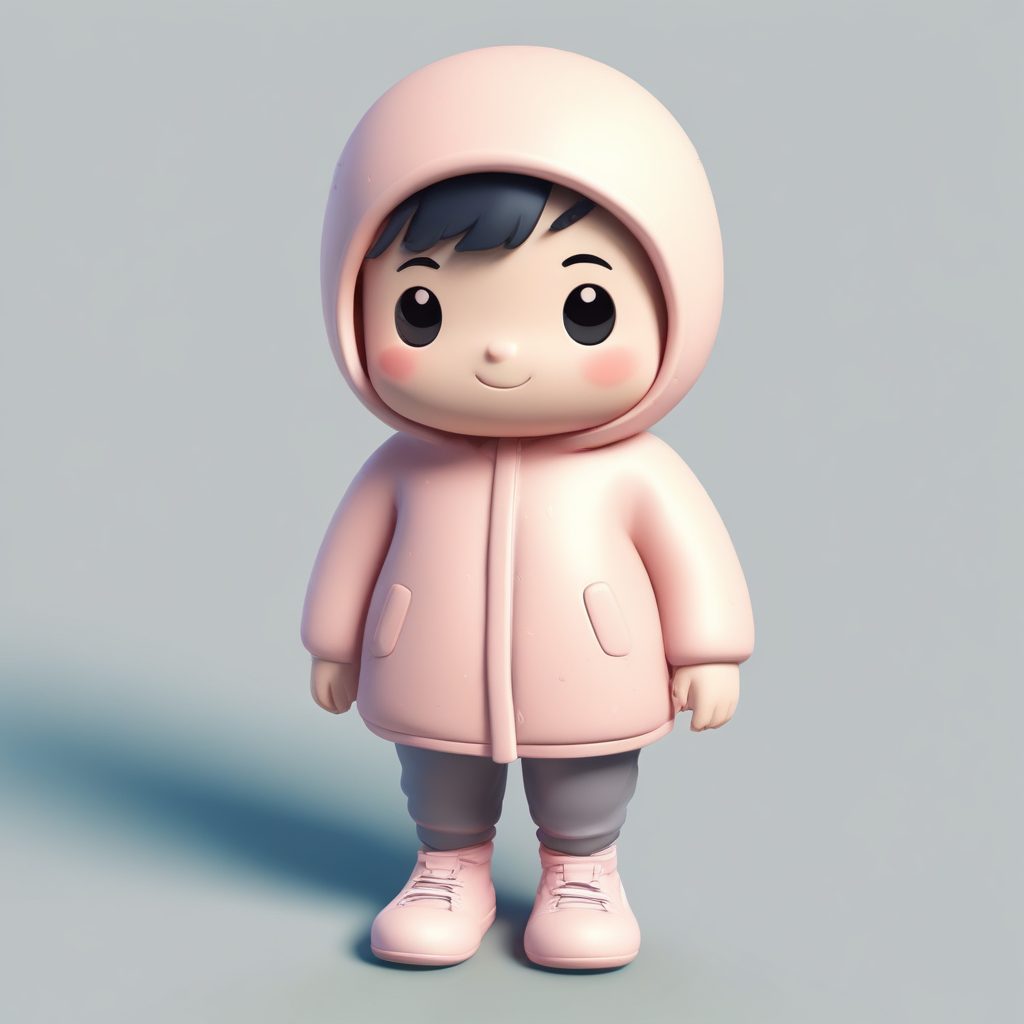 🎨 蜡笔风Q版人物头像，3D建模渲染！盲盒风格小可爱全身照🔥