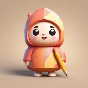 🖍️蜡笔涂鸦风Q版：可爱到犯规的童趣手绘盲盒！
