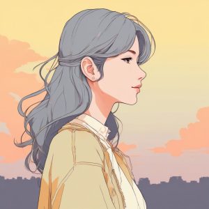 📼 Lofi低保真胶片颗粒感动漫肖像 | 极简风混搭复古颗粒，氛围感绝了！